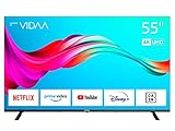 DYON Smart 55 VX - 139 cm (55 Zoll) Fernseher (4K UHD Smart TV, HD Triple Tuner...