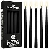 DECO EXPRESS Stabkerzen Set 6er, 10, 15 oder 50er, Lange Brenndauer bis zu 8...