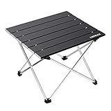 Ledeak Tragbar Klapptisch, Aluminium Campingtisch Ultra Leichte mit Tasche,...