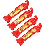 4 Stück Schnurwasserwaage, Mini Linear Wasserwaage, Eindimensionale Wasserwaage...