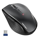 TECKNET Kabellose Maus, 4800 DPI 2.4G Funkmaus mit USB Empfänger, 30 Monate...