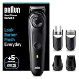 Braun Barttrimmer Series 5, Elektrischer Bartschneider Herren mit 5...