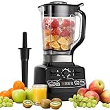 Enfmay Smoothie Maker, 2000W Hochleistungsmixer mit 4 Programmen, 8...