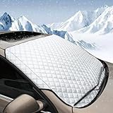 BEEWAY Auto Frontscheibenabdeckung, Ultra-Dick und Ganzjährig Auto...