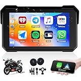 Motorrad GPS CarPlay Bildschirm mit drahtloser Carplay und Android Auto,...