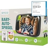 Onco 360° Baby Autospiegel - 2025 Vergleichssieger, 100% bruchsicher &...