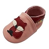 YALION Premium Weich Leder Babyschuhe Krabbelschuhe Lauflernschuhe Hausschuhe...