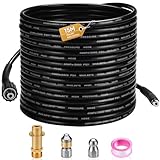 Rohrreinigungsschlauch 15m mit M22 Adapter, 400 Bar 60°C Rohrreinigungsset...