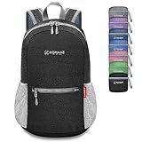 ZOMAKE 10L Kleiner Faltbarer Rucksäcke Leichter rucksack für Outdoor Wandern...