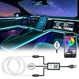 Boadw LED Innenbeleuchtung Auto 5V 5050 RGB Ambientebeleuchtung 4m, LED Strip...