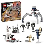 LEGO Star Wars 75372 Clone Trooper & Battle Droid Battle Pack, inkl. 4...