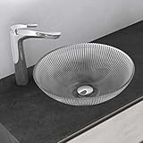 Mai & Mai Waschbecken Glas Aufsatzwaschbecken Glaswaschbecken Handwaschbecken...