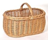 Tigana Einkaufskorb Pilzkorb aus Weide 44 x 30 cm Nr. 7010244-1F