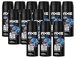 AXE Anarchy for Him Bodyspray im 12er Set, Deo ohne Aluminium 12x 150ml...
