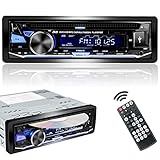 Alondy 1DIN Autoradio Bluetooth mit CD/DVD Player USB AM/FM/RDS Radio...