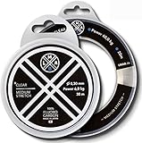 Fluorocarbon Vorfach LMAB 100 Pro Made in Japan, Vorfach-Schnur, Angel-Schnur...
