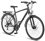 Licorne Bike Premium Touring Trekking Bike in 28 Zoll Aluminium Scheibenbremse...