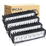 PICAA LED Arbeitsscheinwerfer 4X 18W Slim Arbeitsscheinwerfer Traktor 12V 24V...