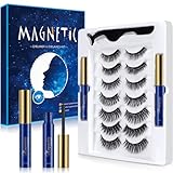 Aosun Magnetische Wimpern mit Eyeliner Kit, 7 Stile, 3D Magnetic Lash Extensions...