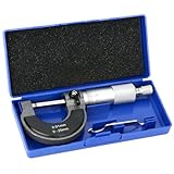 QWORK® Bügelmessschraube, Mikrometer, Hochpräzise Messung 0-25mm, 0.01mm...