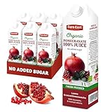 Euro-East BIO Granatapfel 100% Direktsaft 6er Pack, Pomegranate saft kein...