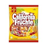 California Früchte – 1 x 425g – Gefüllte Bonbons mit Fruchtsaft – In...