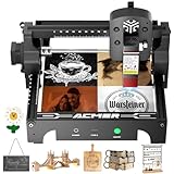 ACMER S1 6W Laser graviermaschine Anfänger, Tragbarer Laserschneider &...