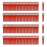 100 Stück PA6 Ersatzmesser-Set Kompatibel mit Einhell Rasentrimmern,...