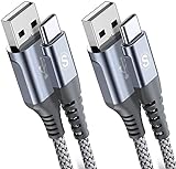 sweguard USB C Kabel 3.1A [2Stück 3m] Schnellladung, Ladekabel USB C Nylon für...