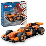 LEGO City F1 Rennfahrer mit McLaren Rennauto - Spielzeug Formel 1 Modell mit...