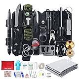 Survival Kit, 54 in 1 Erste Hilfe Set Auto Outdoor Zuhause, Notfall Ausrüstung...