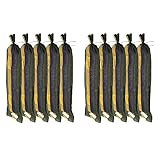 Miko® 10 Stk. Sandsäcke - Sandsack Hochwasserschutz – Silosandsäcke...