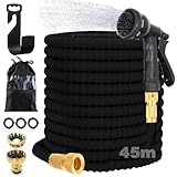 Gartenschlauch Flexibel,Wasserschlauch Flexibel 45m Maximal,Flexschlauch Garten...