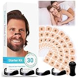 60PCS Magnetische Atmung Nasenstreifen 30 Paare Aufnahme Atmung Nasenstreifen...