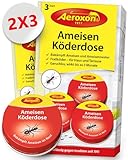 Aeroxon – Ameisenköderdose für Innen (6 Dosen)– Ameisenfalle, Ameisen...