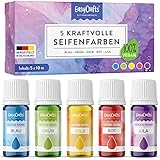 EasyCrafts Seifenfarben flüssig aus Deutschland 5x10 ml - Seifenfarbe zur...