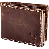 FELLERZ Geldbörse Herren aus Echtleder mit RFID Schutz – Portemonnaie im...