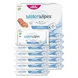 WaterWipes Sensitive+ Newborn & Baby Wipes, Feuchttücher für Neugeborene und...