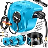 MASKO® Druckluftschlauch Aufroller automatisch 1/4 Anschluss - Schlauchtrommel...