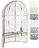 CLP Eisen-Gartenbank Rosie Mit Überdachung I Bank Mit 2 Sitzplätzen I...