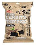 Toffee Trophy Sahne Lakritz einzeln verpackte weiche Toffees 200g