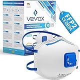 VEVOX® FFP2 Atemschutzmasken - Im 5er Set - mit Komfort Plus Abdichtung -...