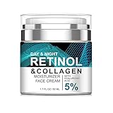 Fortschrittlich Retinol Creme Gesicht,Feuchtigkeitscreme Kollagen Creme Für...