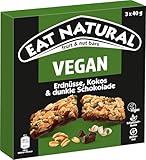 Eat Natural Frucht-und Nussriegel - Vegan Erdnüsse, Kokos und dunkle Schokolade...