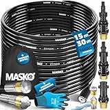 MASKO® Premium Rohrreinigungsschlauch Set Abflussreiniger 30m, 200 bar inkl....