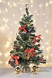 Haushalt International HI Künstlicher Weihnachtsbaum 75 cm Tannenbaum...