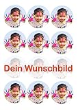 12 Muffinaufleger ca. 6 cm zum selbst ausschneiden mit Wunschbild, Cupcakes...