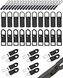 ALONK 50 Stück Reißverschluss Zipper Set, Abnehmbar Metall...