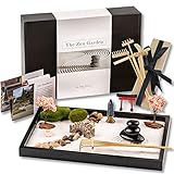 Island Falls Home Zen Garten Set 11x8 Zoll Premium Japanisches Sand Miniatur...