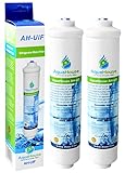 2x AquaHouse AH-UIF Kompatibel Externer Kühlschrank Wasserfilter passt für...